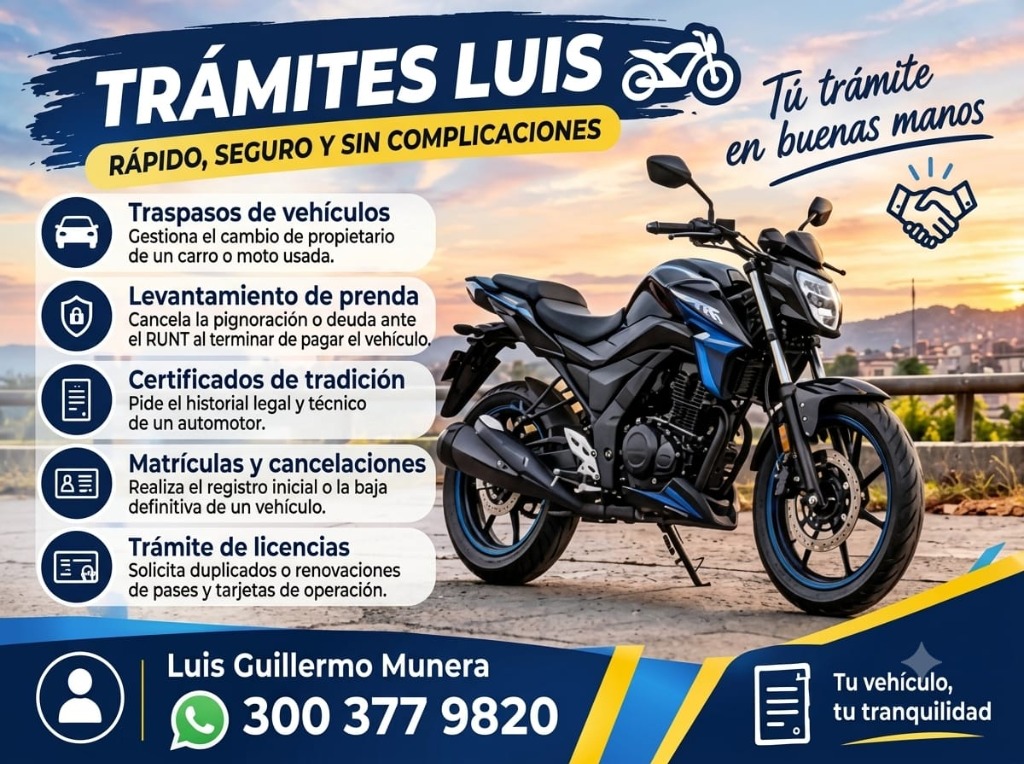Trámites Luis para Motos